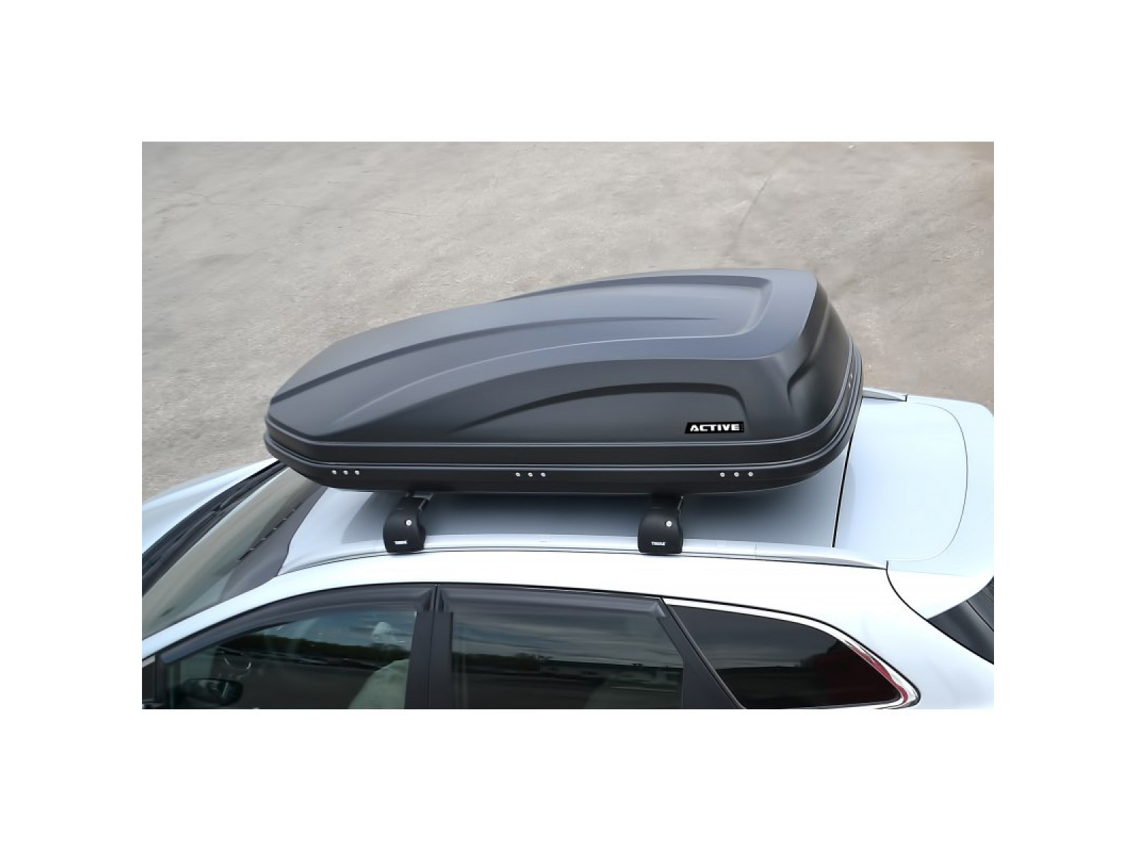 Автобокс (бокс на крышу) ACTIVE M 450 л., 1870x880x440мм., черный, матовый