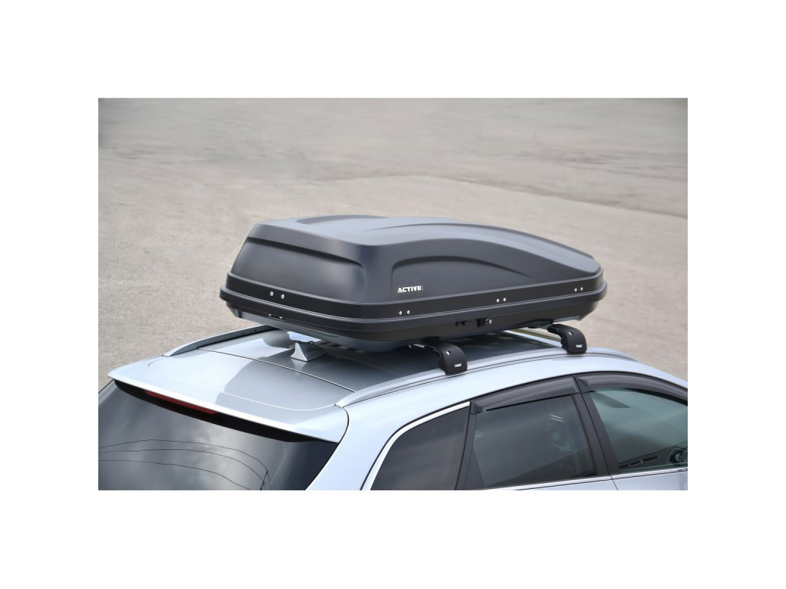 Автобокс (бокс на крышу) ACTIVE M 450 л., 1870x880x440мм., черный, матовый