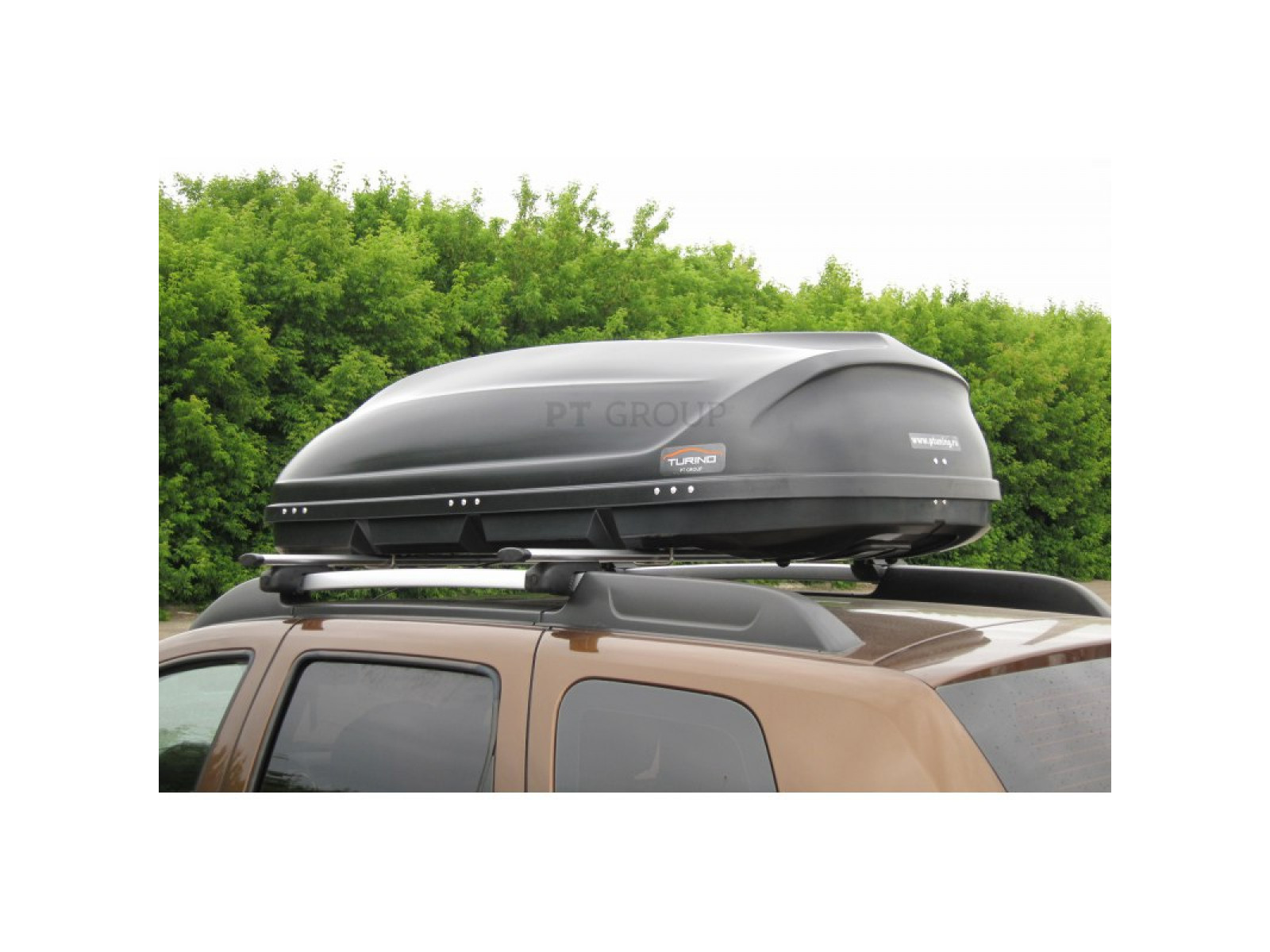 Автобокс (бокс на крышу) Turino 1 410 л., 1800 х 830 х 450мм., черный, матовый