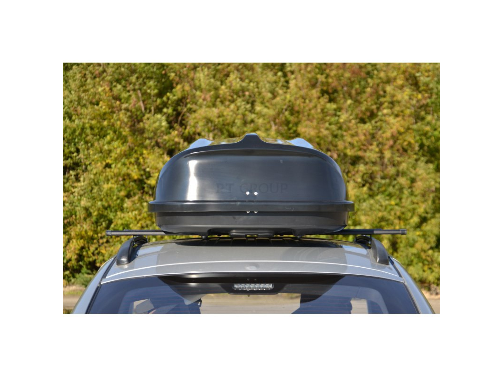 Автобокс (бокс на крышу) Turino Compact 360 л., 1420 х 830 х 450мм., черный, матовый