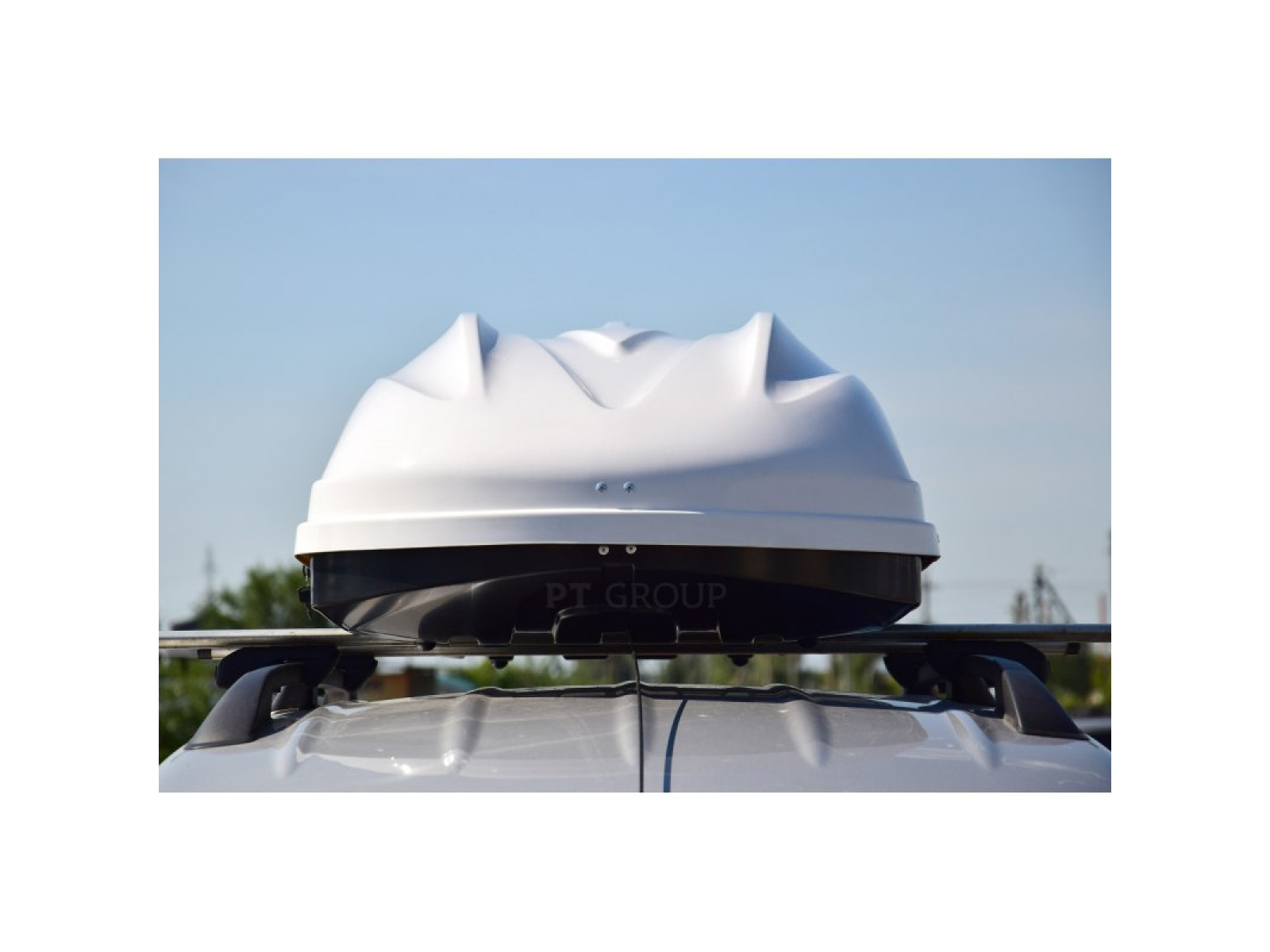 Автобокс (бокс на крышу) Turino 1 410 л., 1800 х 830 х 450мм., белый, матовый (двухсторонний)