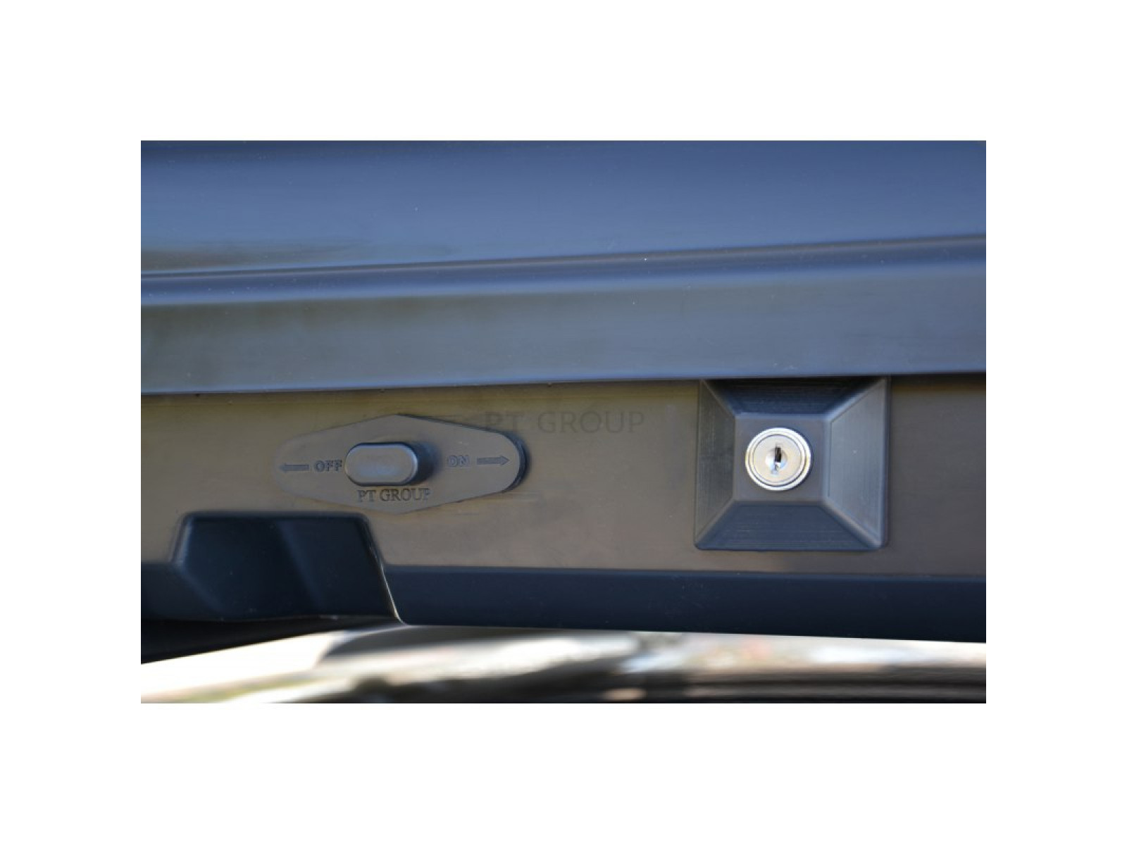 Автобокс (бокс на крышу) Turino 1 410 л., 1800 х 830 х 450мм., черный, матовый (двухсторонний)