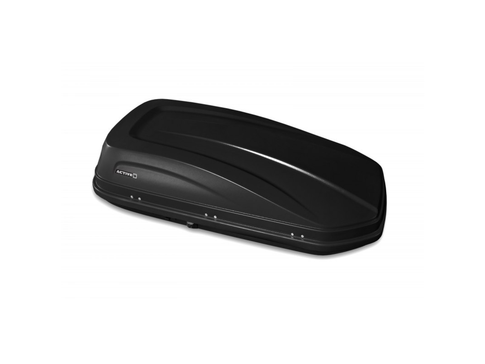 Автобокс на крышу Черный ACTIVE S (320 л) Аэродинамический с двусторонним открыванием