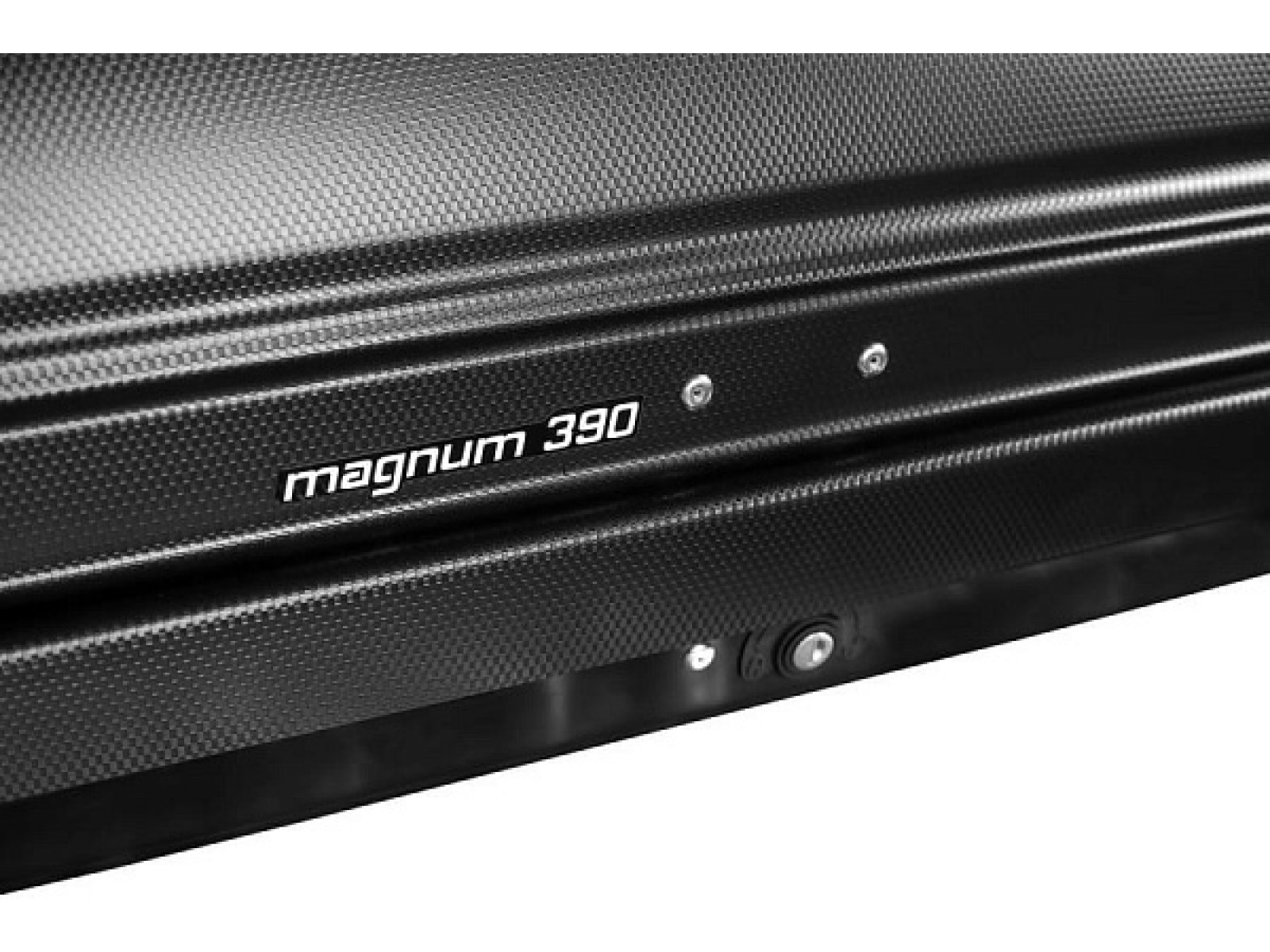 Магнум 390 (черный,тиснение «карбон») (1850х840х420) Быстросъём