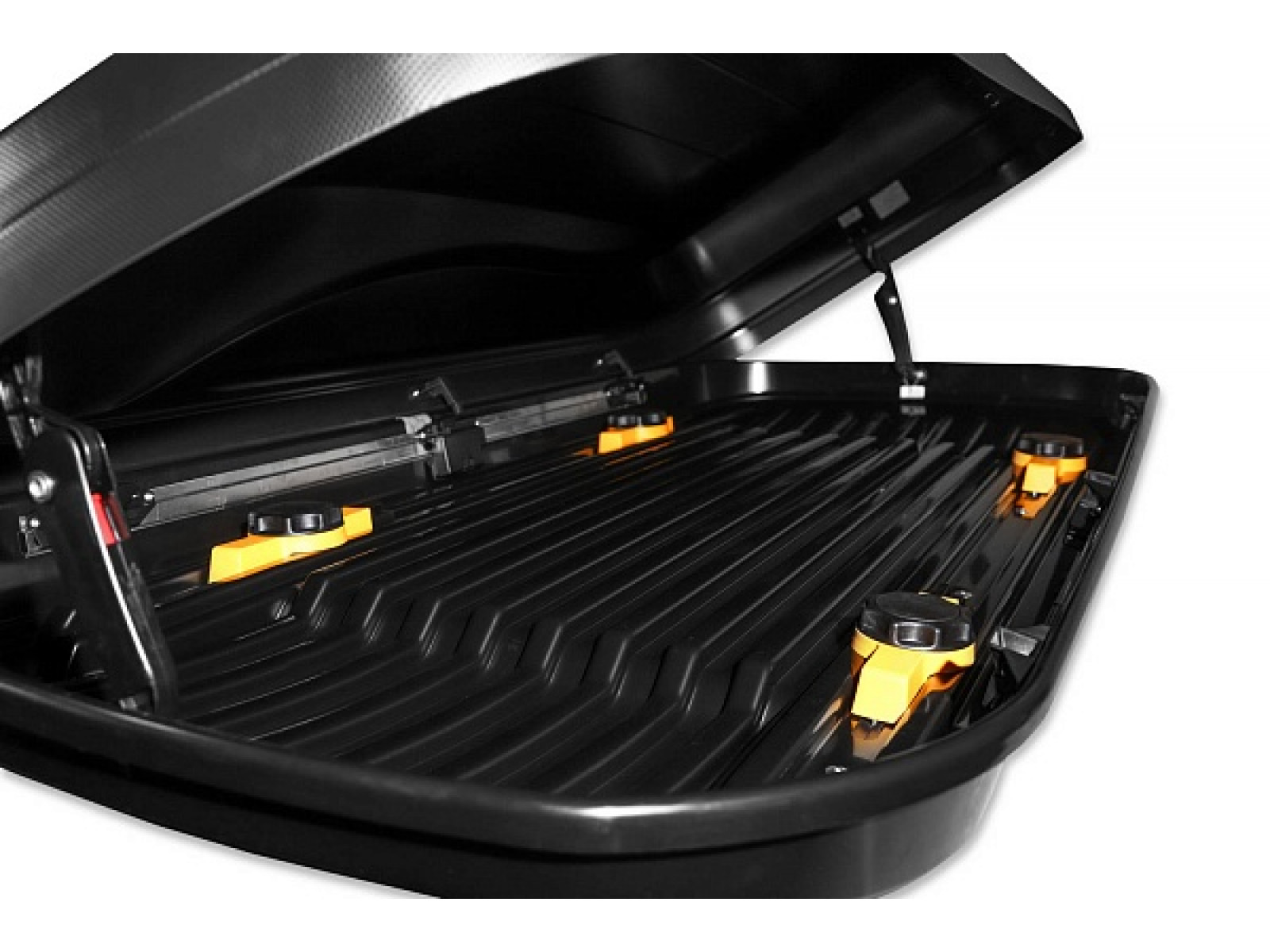 Магнум 420 (чёрный, тиснение «карбон») (1990х740х420) Быстросъём