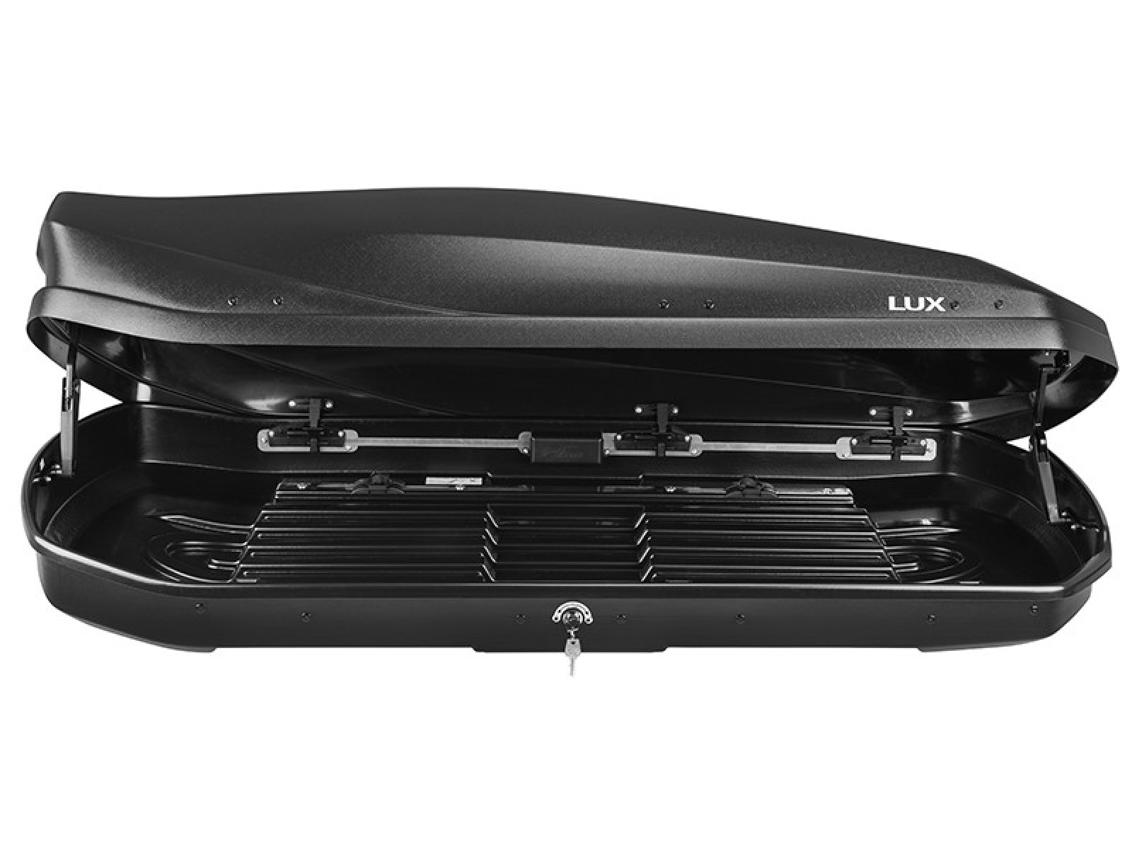 Бокс на крышу LUX IRBIS 175 черный матовый 450л