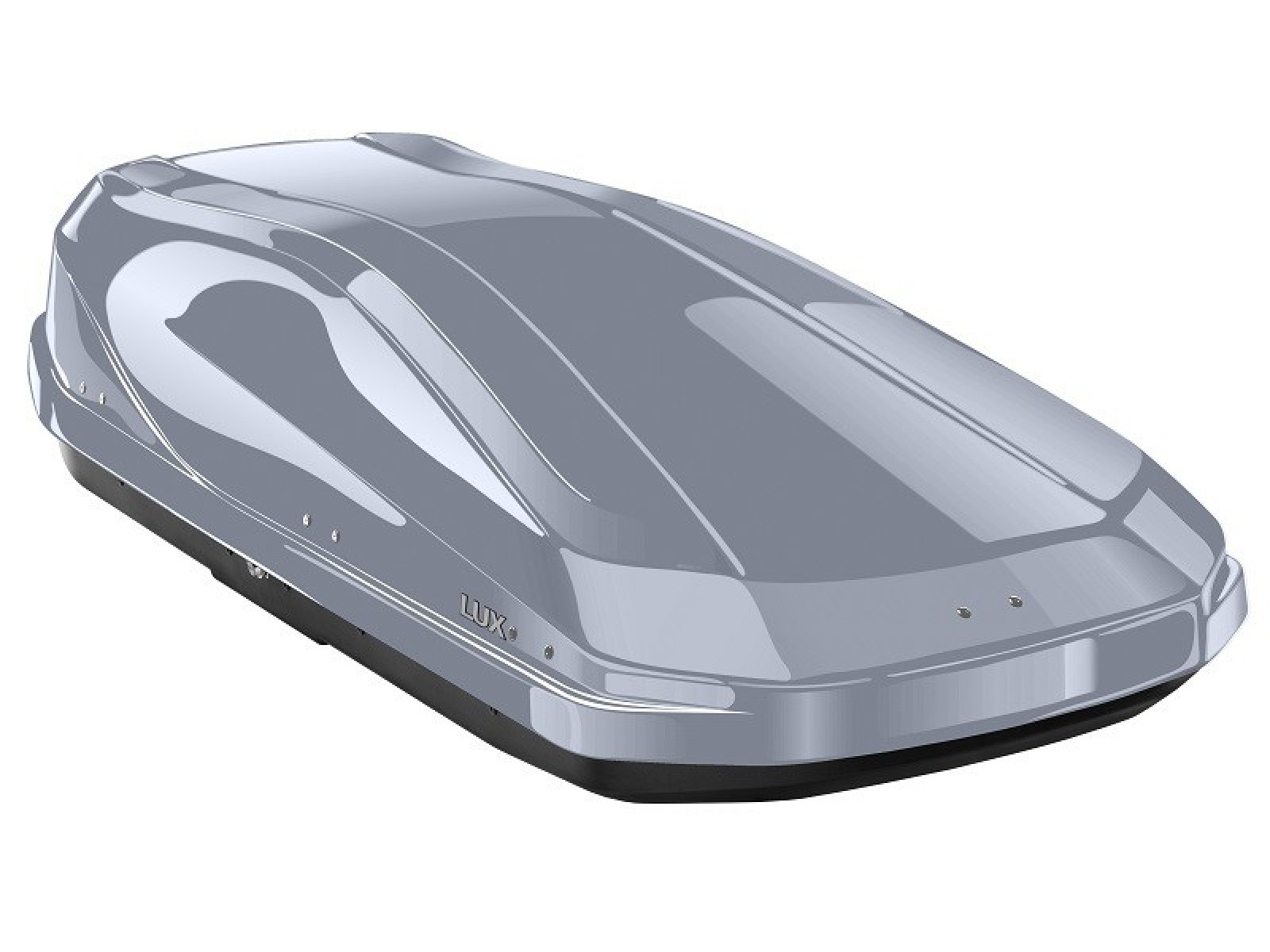 Бокс на крышу LUX IRBIS 175 серый глянцевый 450л