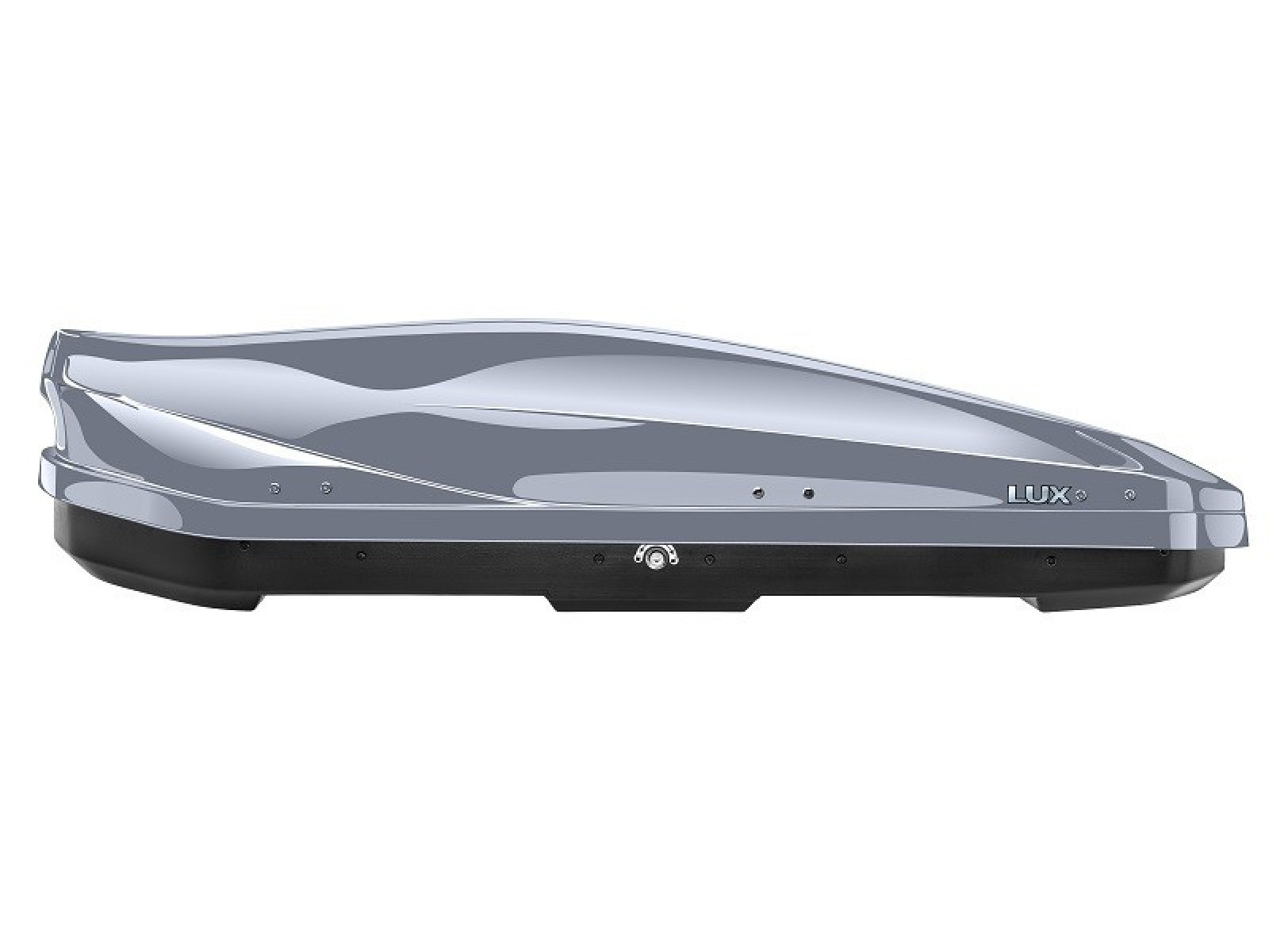 Бокс на крышу LUX IRBIS 175 серый глянцевый 450л