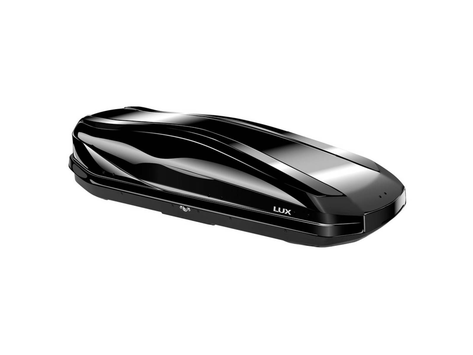 Бокс на крышу LUX IRBIS 175 черный глянцевый 450л