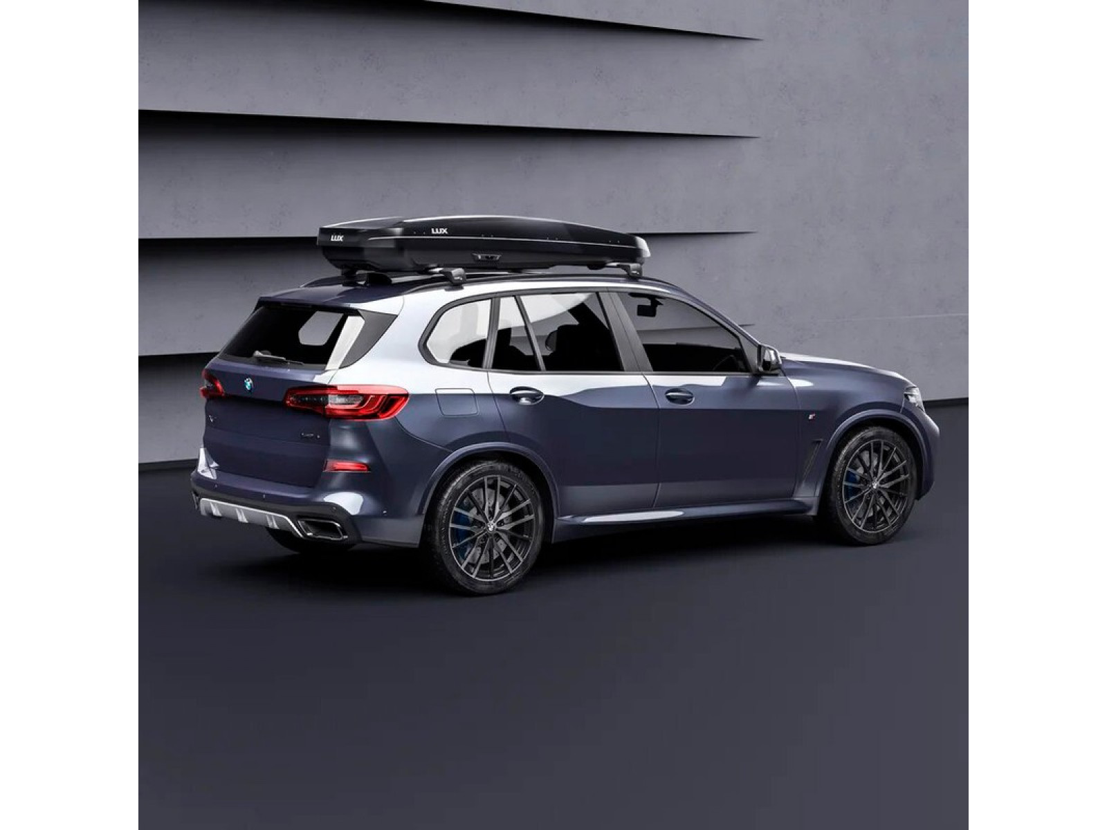 Бокс на крышу LUX MAJOR серый металлик 460л