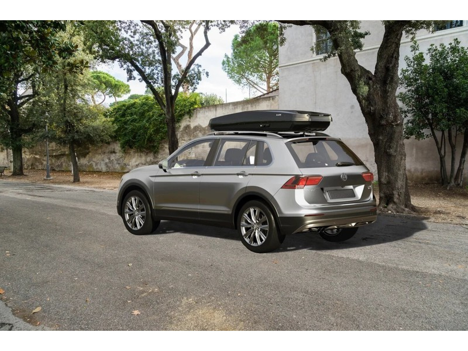 Бокс на крышу LUX MAJOR серый металлик 460л