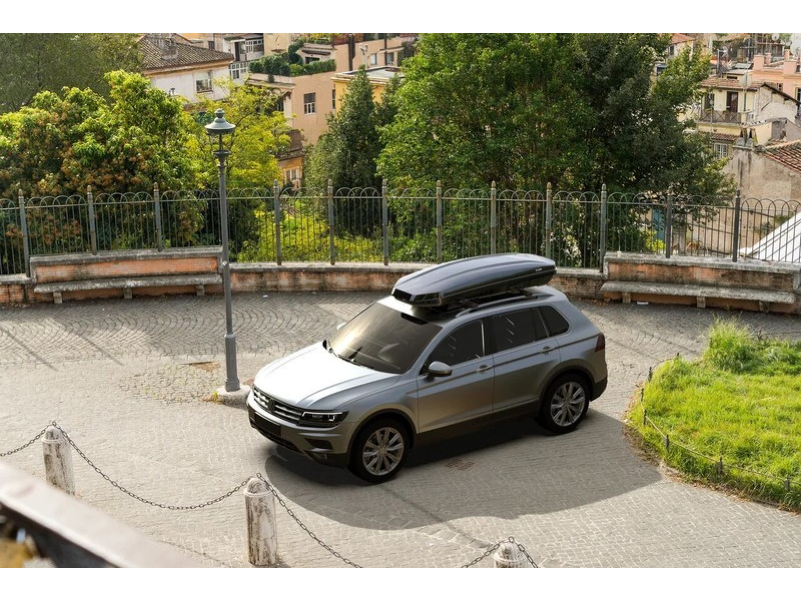 Бокс на крышу LUX MAJOR черный металлик 460л