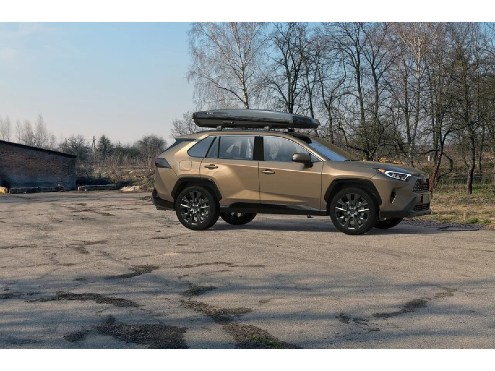 Бокс на крышу LUX MAJOR черный металлик 460л