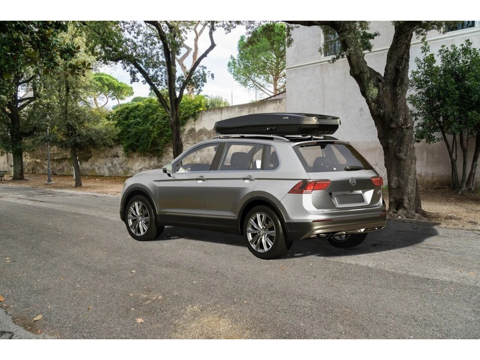 Бокс на крышу LUX MAJOR черный металлик 460л