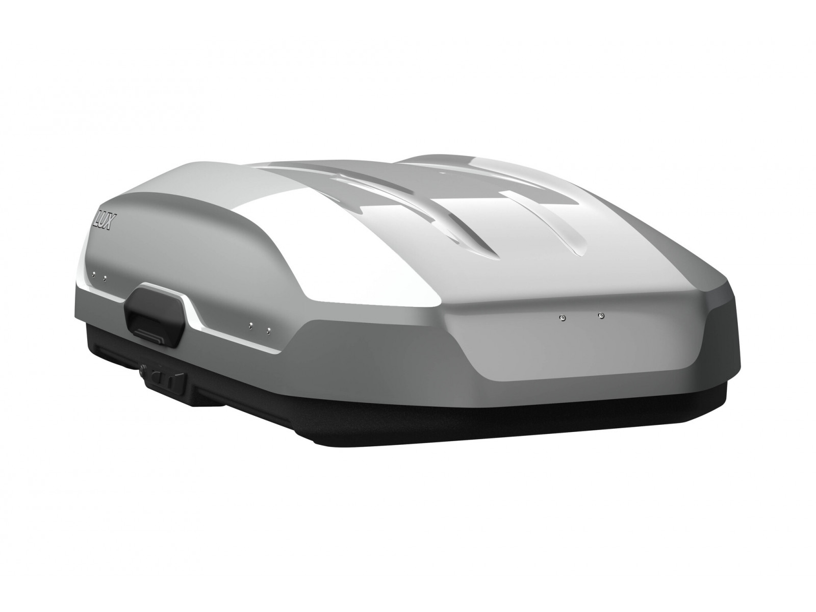 Бокс на крышу LUX TAVR 175 серый глянцевый 450л