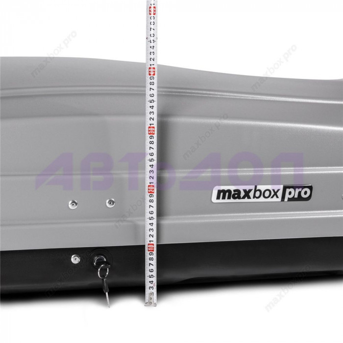 MaxBox PRO 520 (большой) серый 196*80*43 см двустороннее открывание