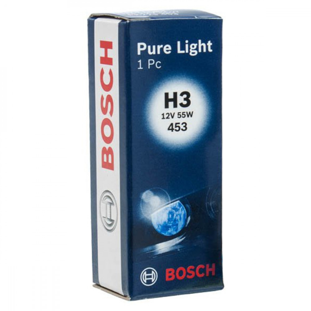 Pure light. Bosch h3 Pure Light. Лампа h3 бош. Бош н3 Pure Light. Автомобильная лампа h3 12v 55w Bosch Pure Light (CB) 1987302031.