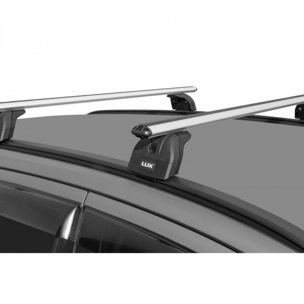 Купить интегрированные рейлинги. Багажная система "Lux" с дугами 1,2м Аэро-Трэвэл (82мм) черными. Lux 842488. 694616 Багажник Nord Integra-1 с дугами 1,3м Аэро на интегрированный рейлинг 694616. Багажник бк3 Lux Аэро.