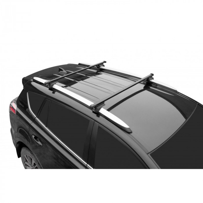 Багажник Lux Элегант 1,2м на класс. рейлинг Infiniti FX 2008-2014 внедорожник прямоугольная (1.9 мм)