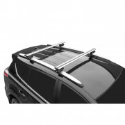 Багажник Lux Бэлт 1,2м на класс. рейлинг Ravon R2 2016-н.в. хэтчбек аэро-тревэл (82 мм)