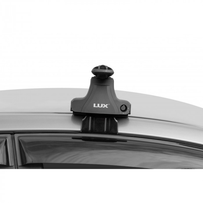 Багажник Lux 1,2м на гладкую крышу Seat Toledo 2005-2015 хэтчбек КА D-LUX 1 - аэро-классик (53 мм)