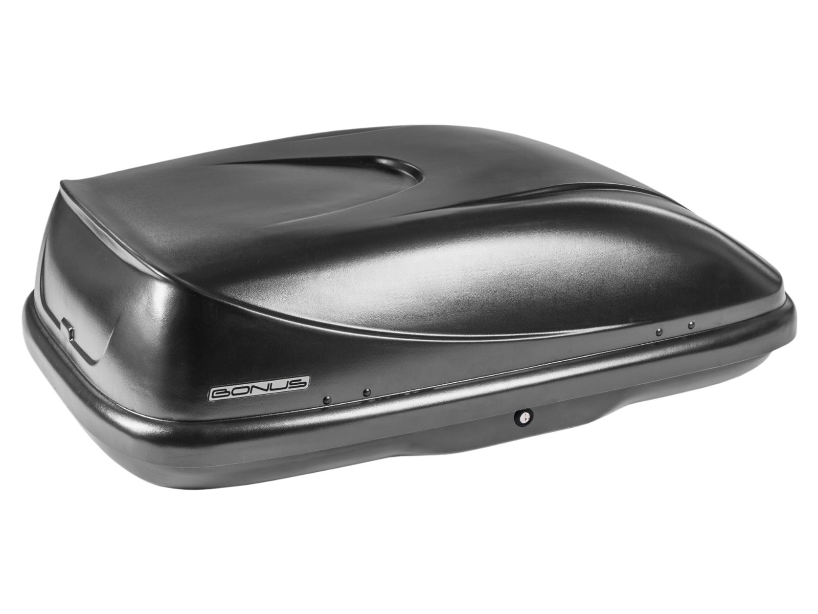 Автобокс на крышу Bonus 320 Чёрный Матовый с односторонним открытием