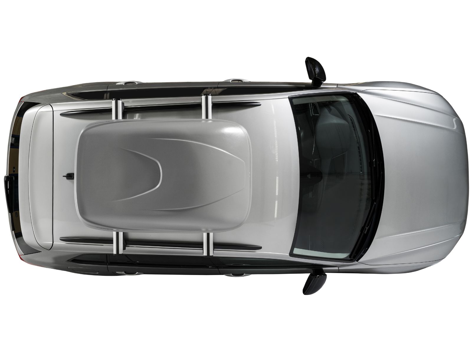 Автобокс на крышу Bonus 320 Серый Матовый с односторонним открытием