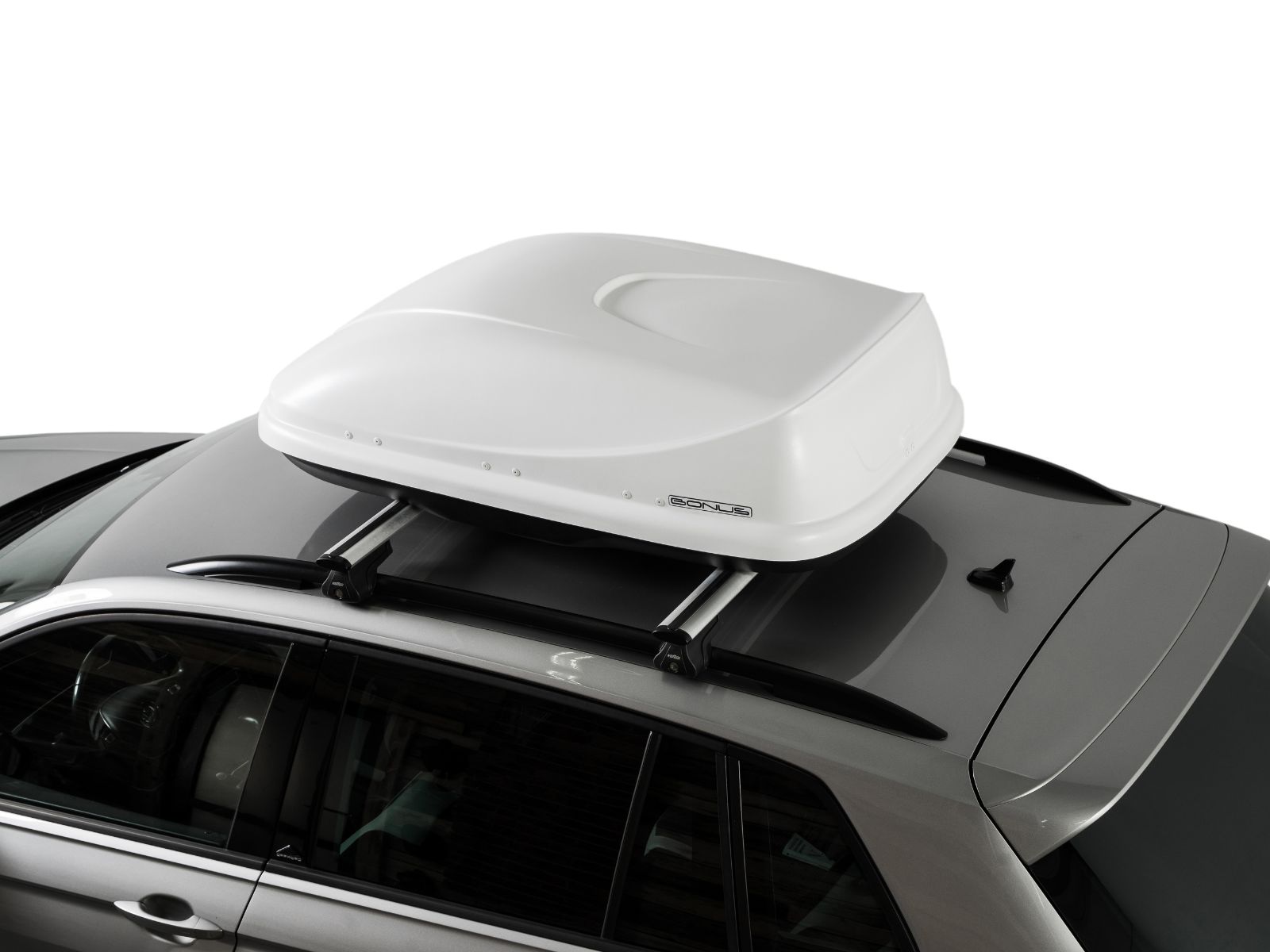 Автобокс на крышу Bonus 320 Белый Матовый с односторонним открытием
