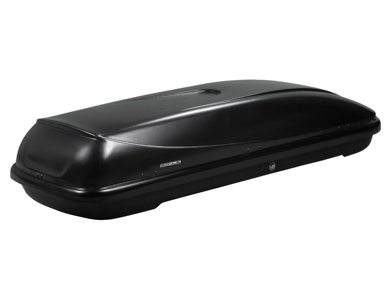 Автобокс на крышу Bonus 330 Чёрный Матовый с односторонним открытием