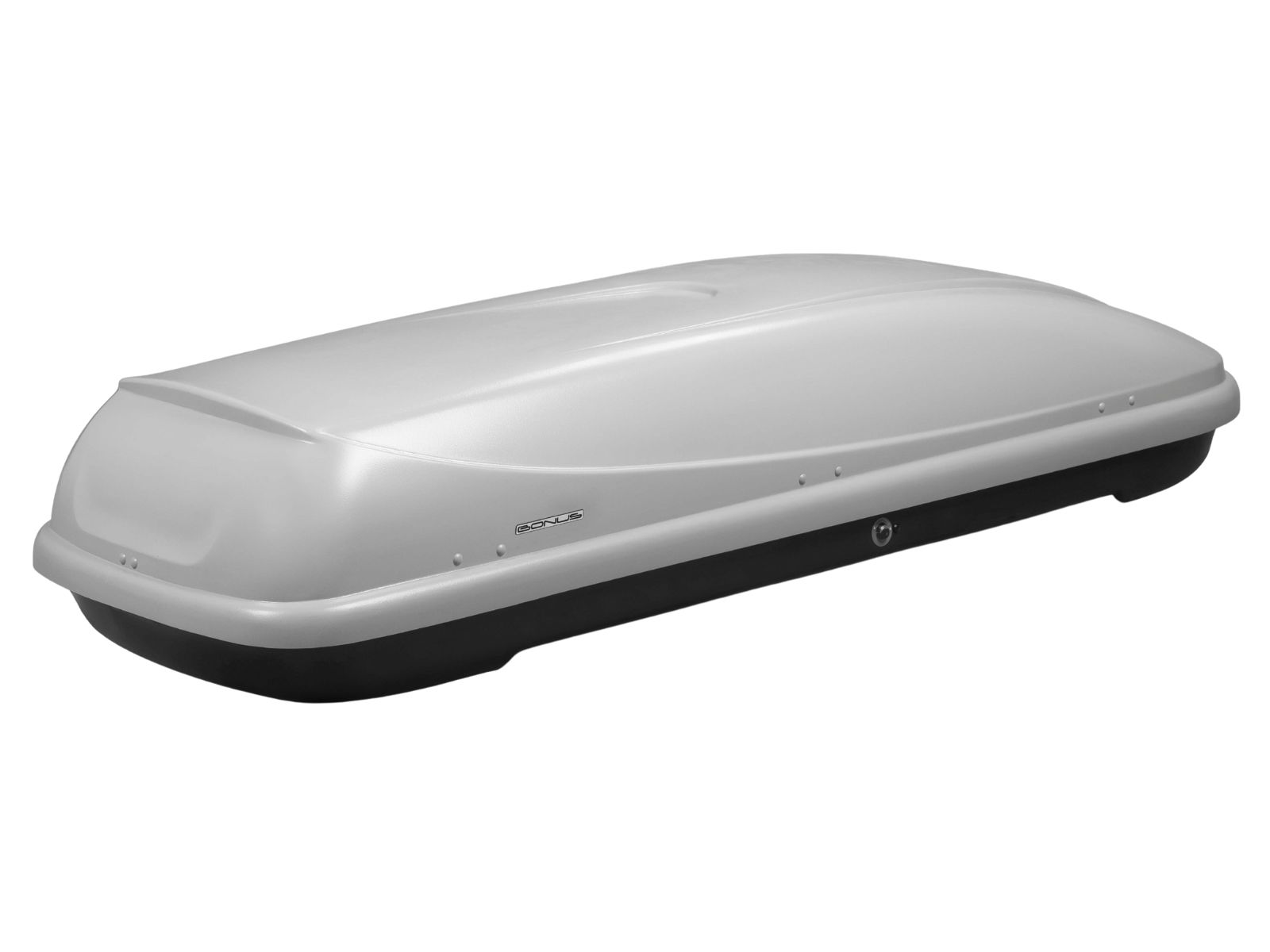 Автобокс на крышу Bonus 330 Серый Матовый с односторонним открытием