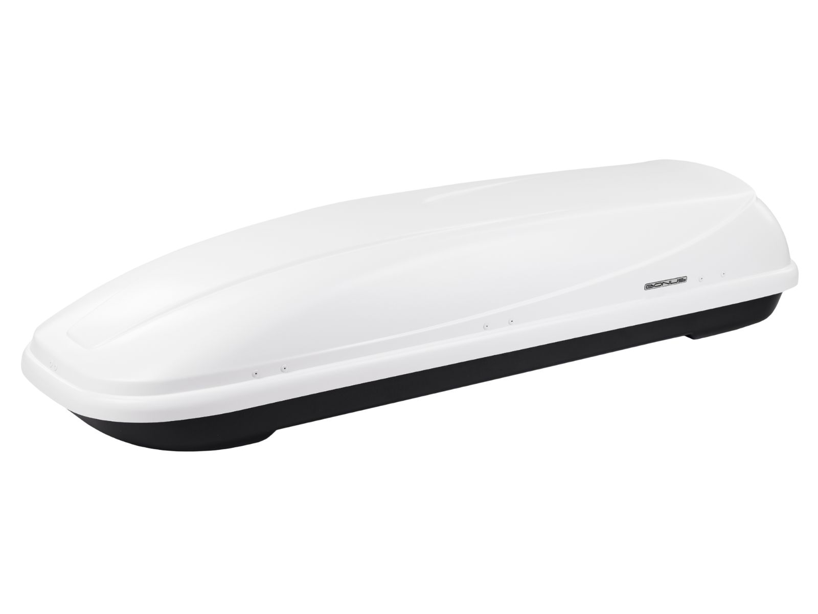 Автобокс на крышу Bonus 330 Белый Матовый с односторонним открытием