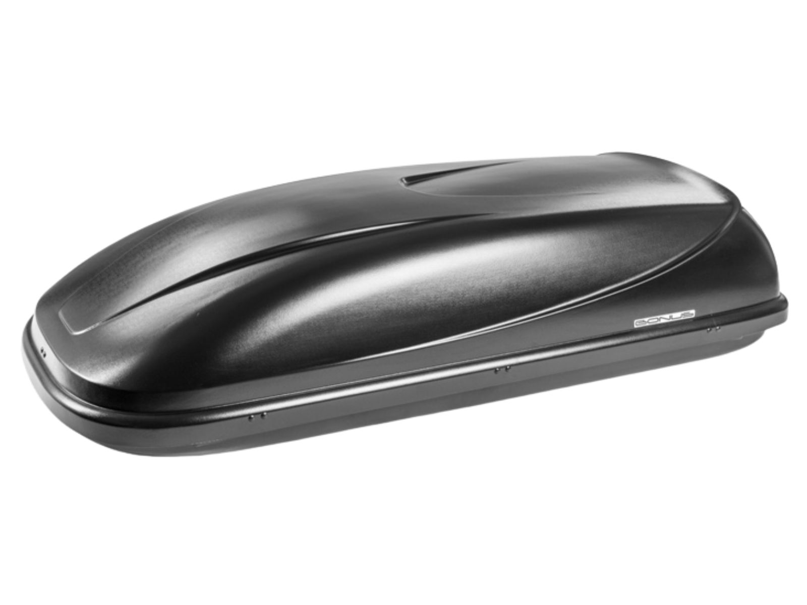 Автобокс на крышу Bonus 425D Чёрный Матовый с двусторонним открытием