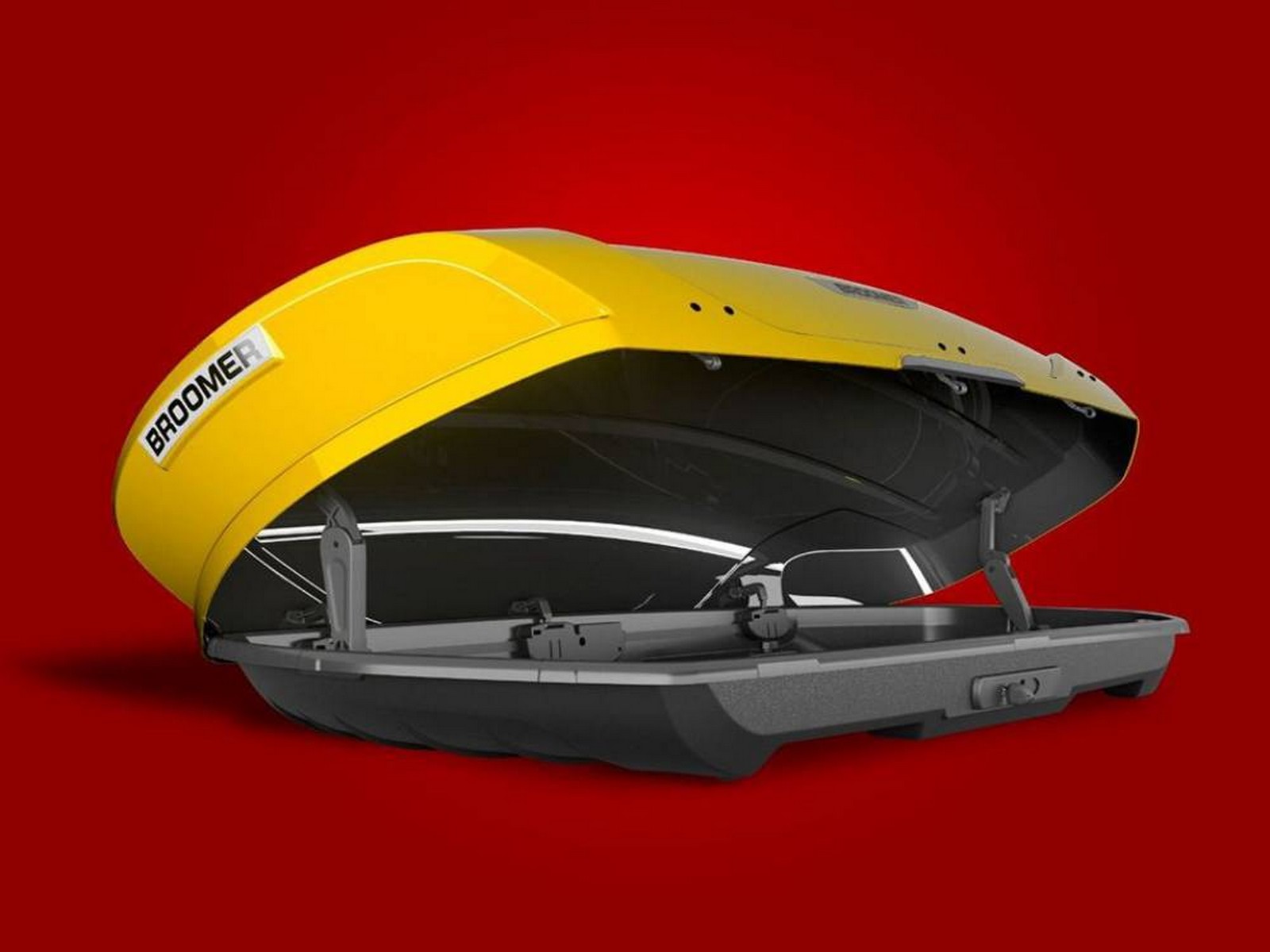 Автобокс Broomer Venture L (Краб) Окрашеный в цвет Глянец c центр. усилителем с двусторонним открытием