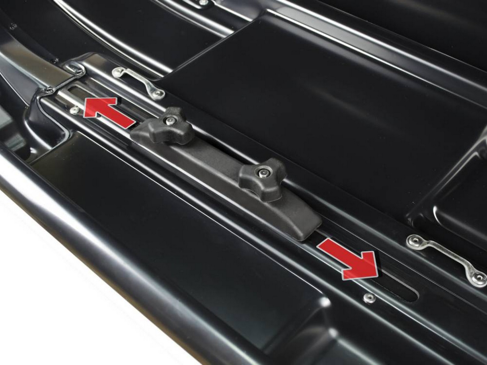 Автобокс Broomer Venture L (П-Скоба) Чёрный Глянец без центр. усилителя с двусторонним открытием