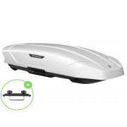 Автобокс Broomer Venture L (П-Скоба) Белый Глянец без центр. усилителя с двусторонним открытием