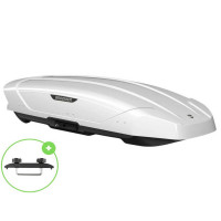 Автобокс Broomer Venture L (П-Скоба) Белый Глянец без центр. усилителя с двусторонним открытием