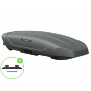 Автобокс Broomer Venture L (П-Скоба) Серый Матовый без центр. усилителя с двусторонним открытием