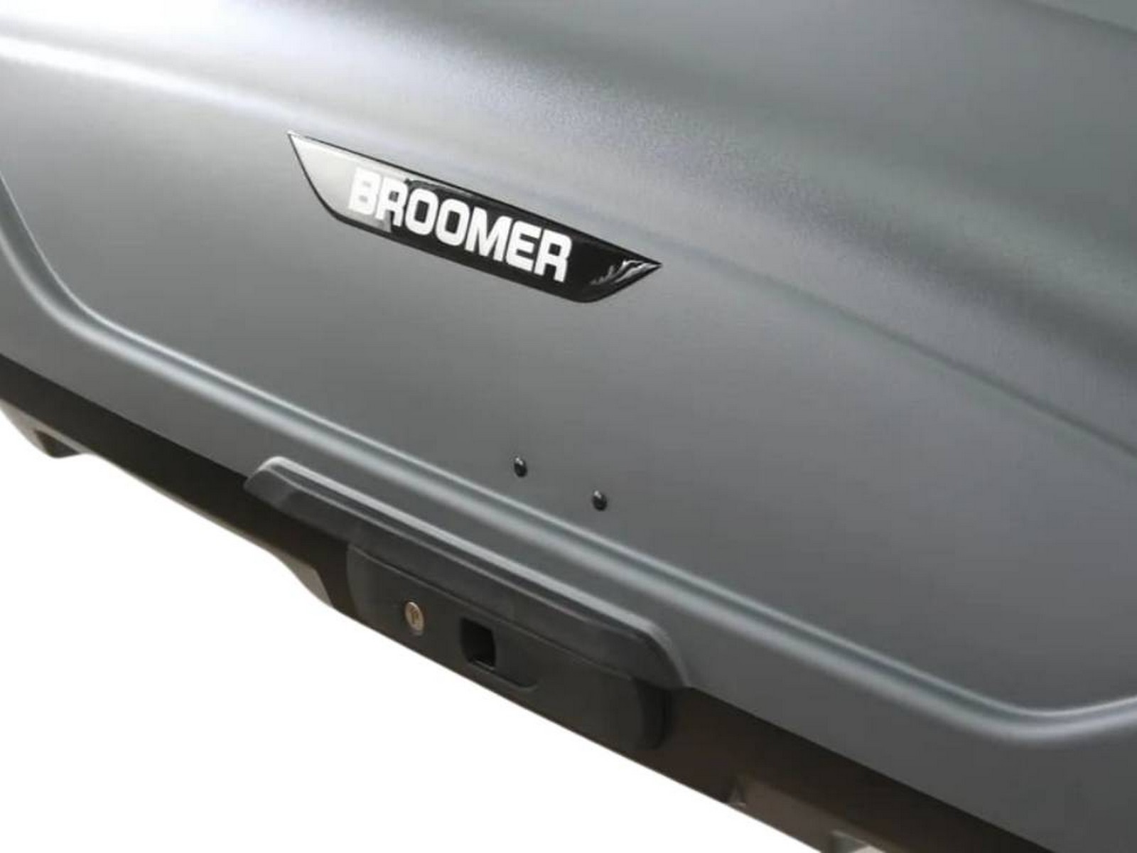 Автобокс Broomer Venture L (П-Скоба) Серый Матовый без центр. усилителя с двусторонним открытием