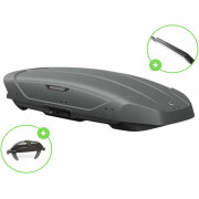 Автобокс Broomer Venture L (Краб) Серый Матовый c центр. усилителем с двусторонним открытием