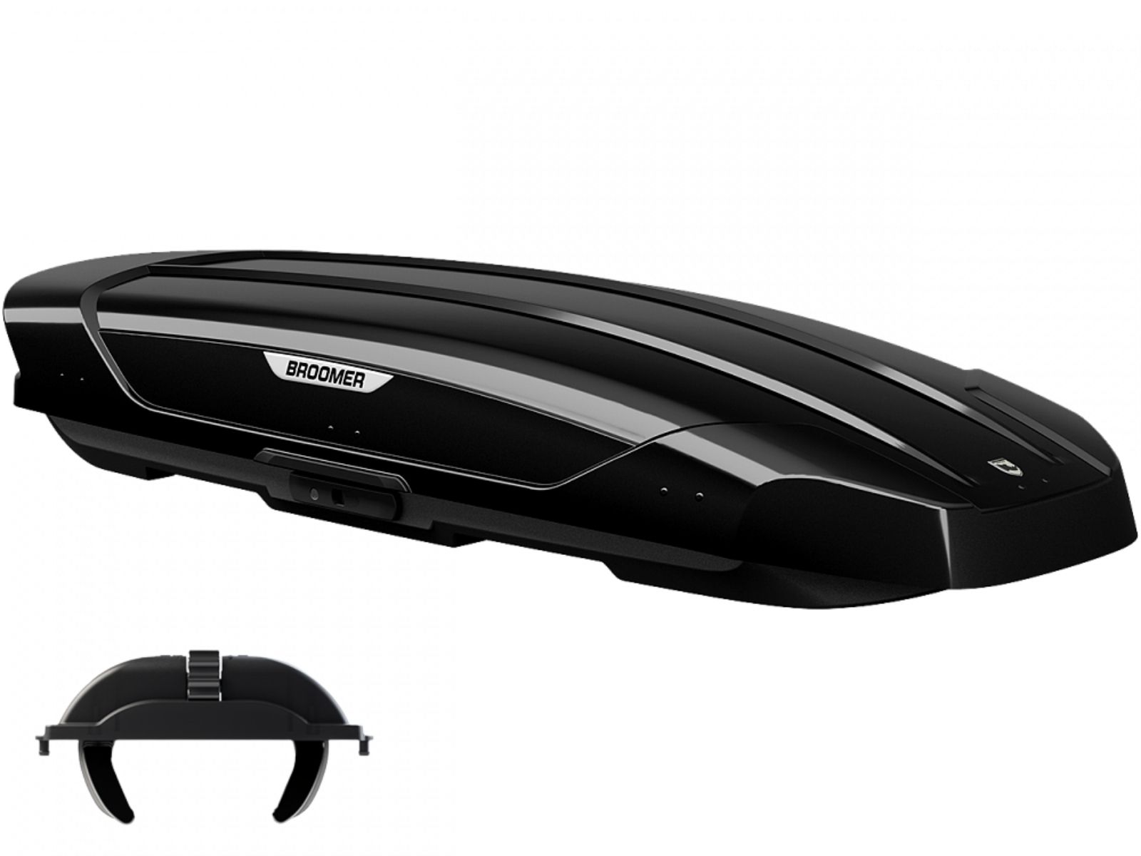 Автобокс Broomer Venture LS Чёрный Глянец с двусторонним открытием