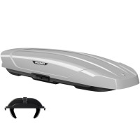 Автобокс Broomer Venture XL Серый Глянец с двусторонним открытием