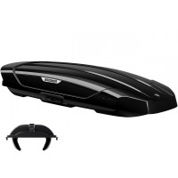 Автобокс Broomer Venture XL Чёрный Глянец с двусторонним открытием