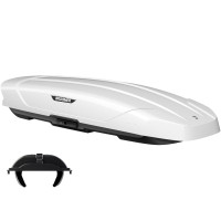 Автобокс Broomer Venture XL Белый Глянец с двусторонним открытием