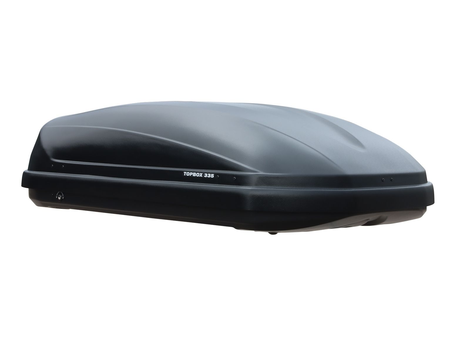 Автобокс Евродеталь TopBox 335 Чёрный Дастинг с двусторонним открытием