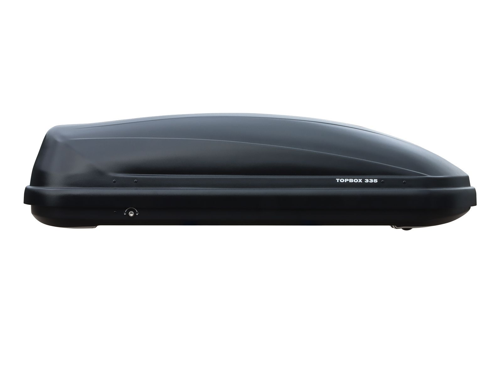 Автобокс Евродеталь TopBox 335 Чёрный Дастинг с двусторонним открытием