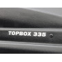 Автобокс Евродеталь TopBox 335 Чёрный Дастинг с двусторонним открытием