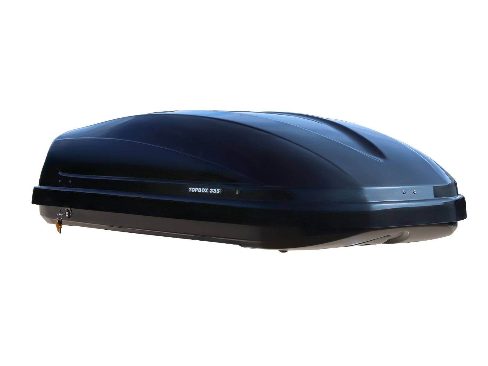 Автобокс Евродеталь TopBox 335 Чёрный Глянец с двусторонним открытием