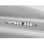 Автобокс Евродеталь TopBox 335 Серый Дастинг с двусторонним открытием