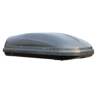 Автобокс Евродеталь TopBox 335 Серый Глянец с двусторонним открытием