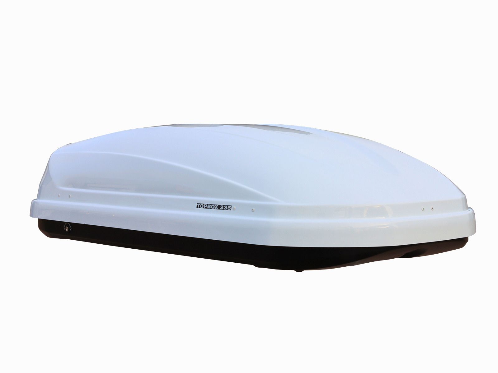 Автобокс Евродеталь TopBox 335 Белый Глянец с двусторонним открытием